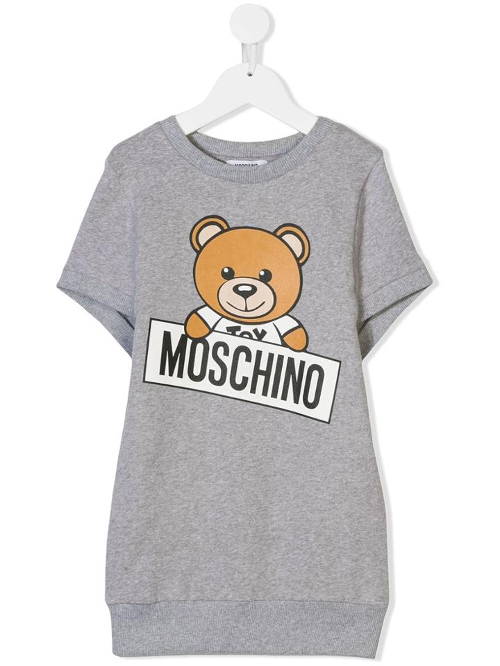 Moschino Kids Teddy Bear T-shirt - Grey
