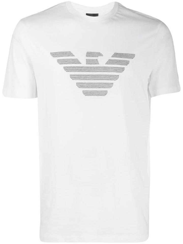 Emporio Armani Stitch Logo T-shirt - White