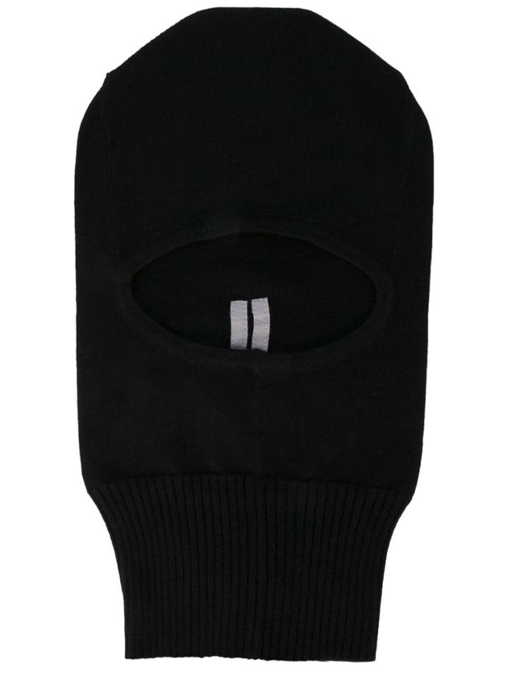 Rick Owens Balaclava Fitted Hat - Black