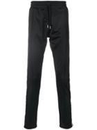 Les (art)ists Logo Stripe Tracksuit Bottoms - Black