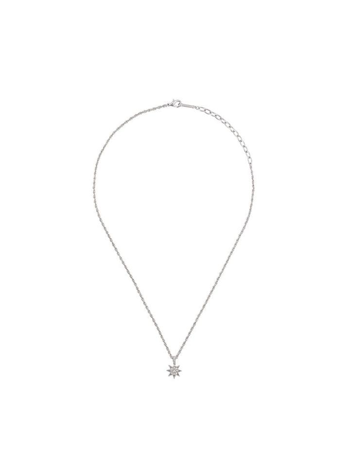 Susan Caplan Vintage 1980s D'orlan Star Pendant - Silver