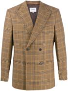 Nanushka Double Breasted Suit Jacket - Brown