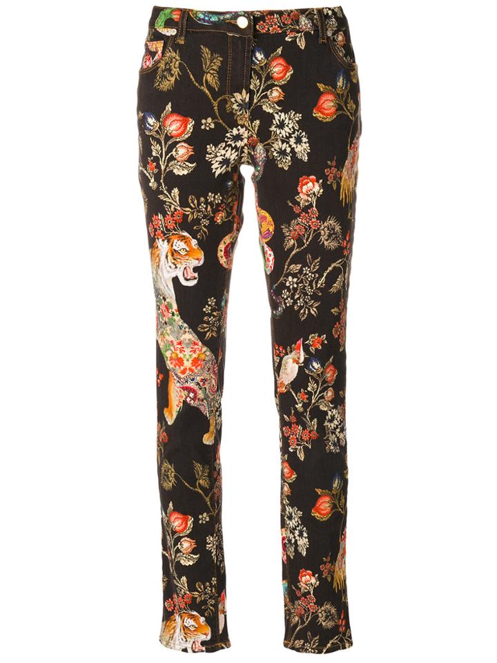 Etro Printed Straight-leg Jeans - Brown