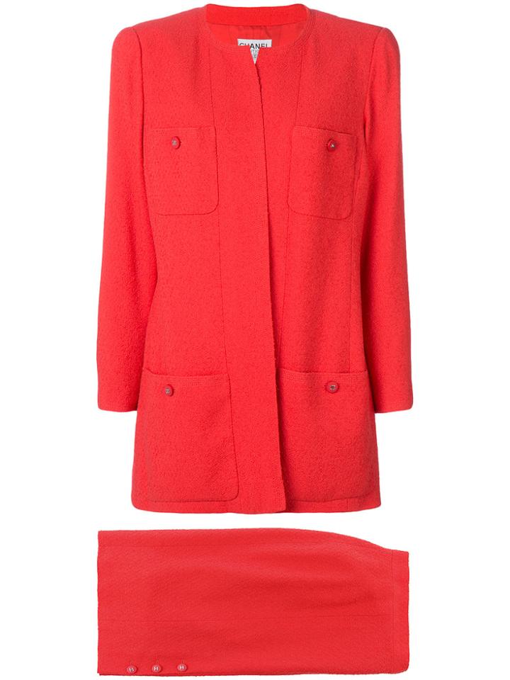 Chanel Vintage Textured Skirt Suit
