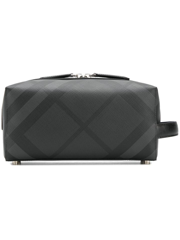 Burberry London Check Wash Bag - Black