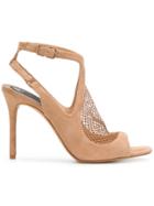 Alexander Wang Netted Panel Sandals - Nude & Neutrals