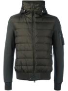 Moncler Padded Hoodie, Men's, Size: Xxl, Green, Polyamide/cotton/feather Down