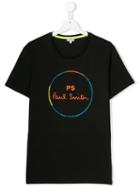 Paul Smith Junior Teen Logo Print T-shirt - Black