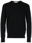 Cruciani Cashmere V-neck Sweater - Black