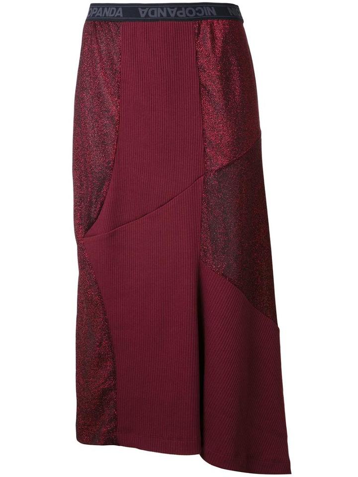 Nicopanda 'puzzle' Skirt, Women's, Size: Small, Red, Nylon/polyester