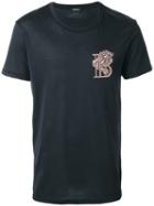 Balmain Lion T-shirt, Men's, Size: Xl, Black, Cotton
