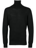 Jil Sander Turtle Neck Jumper - Black