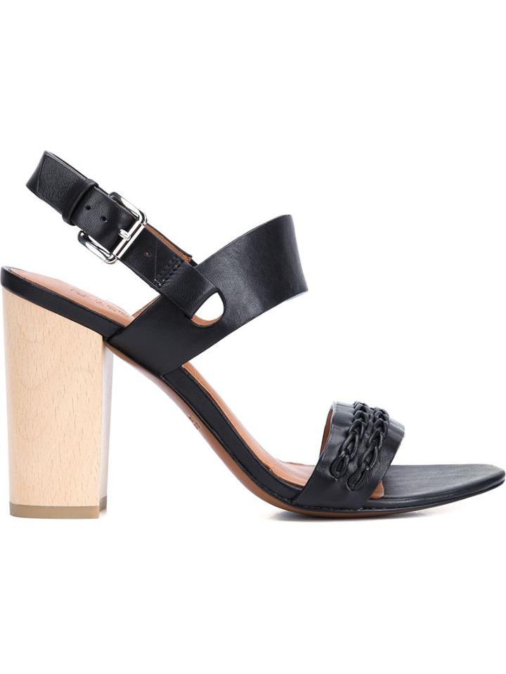 Derek Lam 10 Crosby Mandy Sandals, Women's, Size: 8.5, Black, Leather