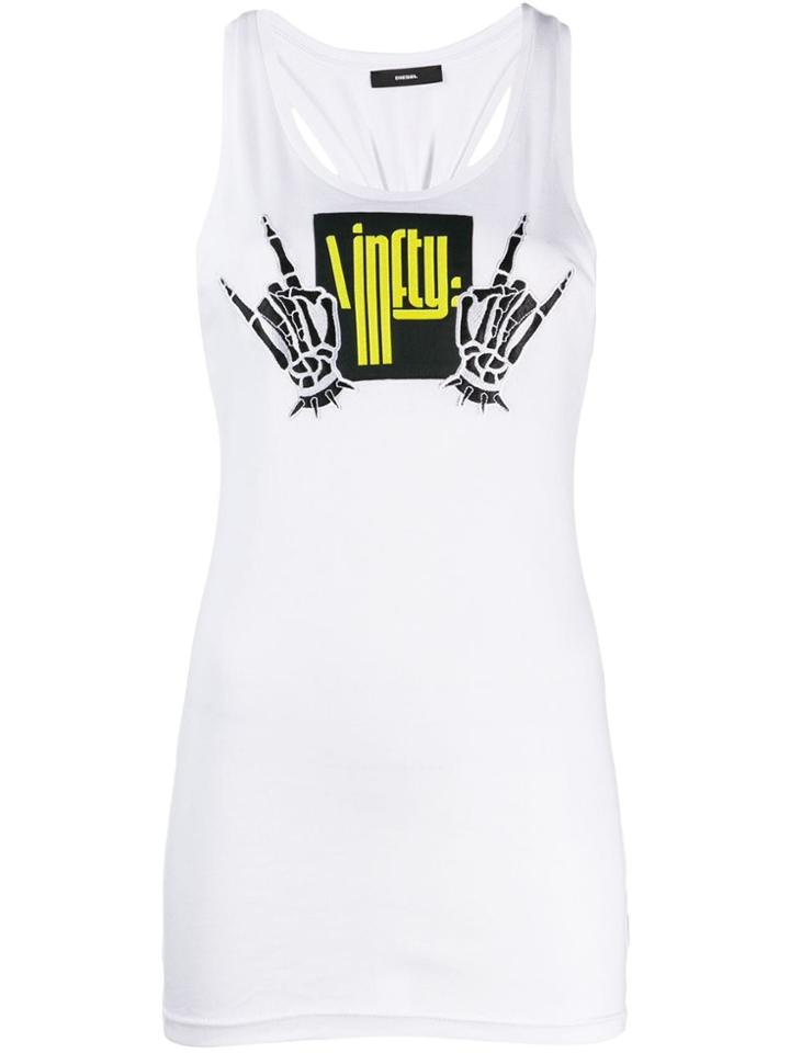 Diesel T-kary Tank Top - White