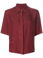 Hermès Pre-owned Shortsleeved Shirt - Red