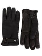 Valentino Valentino Garavani Camouflage Panelled Gloves - Black