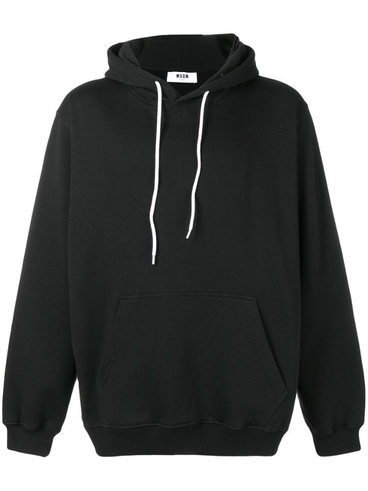 Msgm Hooded Sweatshirt - Black