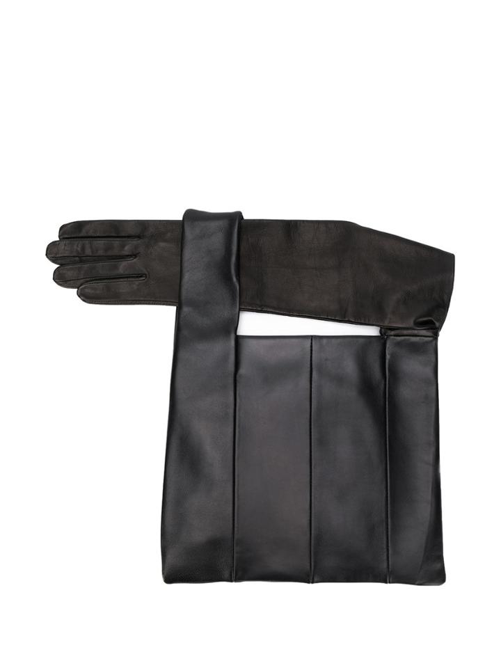 Kara Integrated-glove Tote Bag - Black