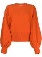 Jw Anderson Layered Sleeves Jumper - Orange