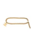Chanel Pre-owned Cc Logos Pendant Necklace - Gold