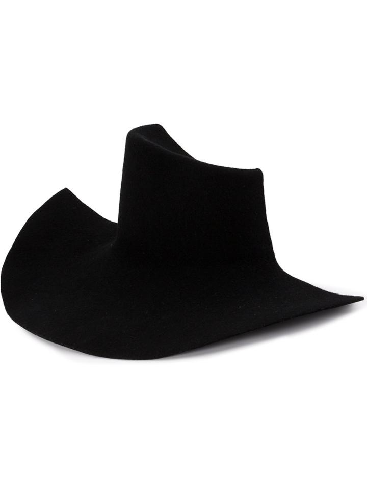 Yohji Yamamoto Half Hat - Black