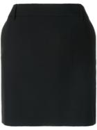 Saint Laurent Fitted Mini Skirt - Black