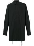 D.gnak Laced Back Long Shirt - Black