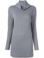 Akris Punto High Neck Shift Dress