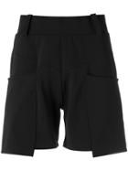 Olympiah Straight Fit Shorts - Black