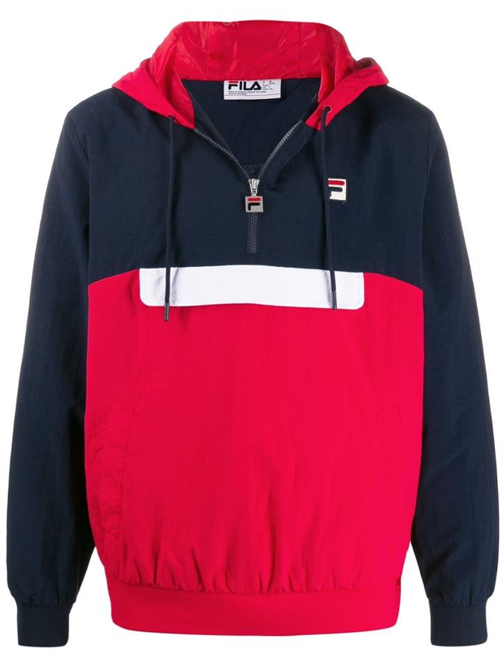 Fila Ledger Archive Colour Block Jacket - Blue