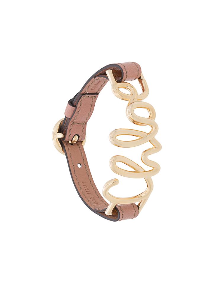 Chloé Front Logo Embellished Bracelet - Unavailable