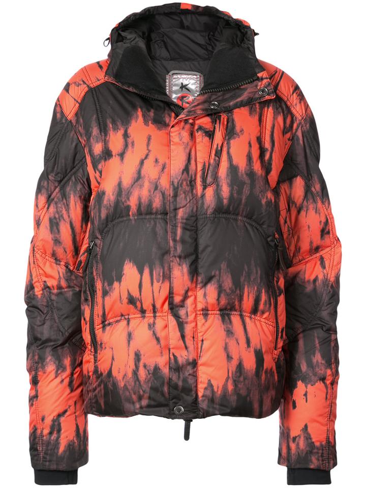 Kru Oversized Puffer Jacket - Red