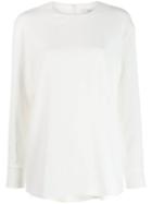 Tibi Oversized Long-sleeve Top - White