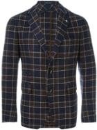 Tagliatore Tartan Plaid Blazer