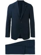 Lardini - Formal Suit - Men - Cotton/cupro/viscose/wool - 50, Blue, Cotton/cupro/viscose/wool