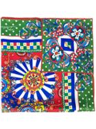Dolce & Gabbana Carretto Siciliano Print Scarf, Women's, Silk
