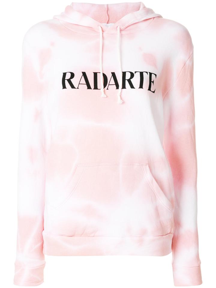 Rodarte Radarte Tie Dye Hoodie - Pink & Purple