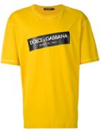 Dolce & Gabbana Logo T-shirt - Yellow & Orange