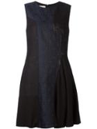 Stella Mccartney Sleeveless Jacquard Dress, Women's, Size: 42, Black, Silk/polyester/viscose/cotton