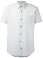 Dries Van Noten Striped Shirt, Men's, Size: 54, White, Cotton