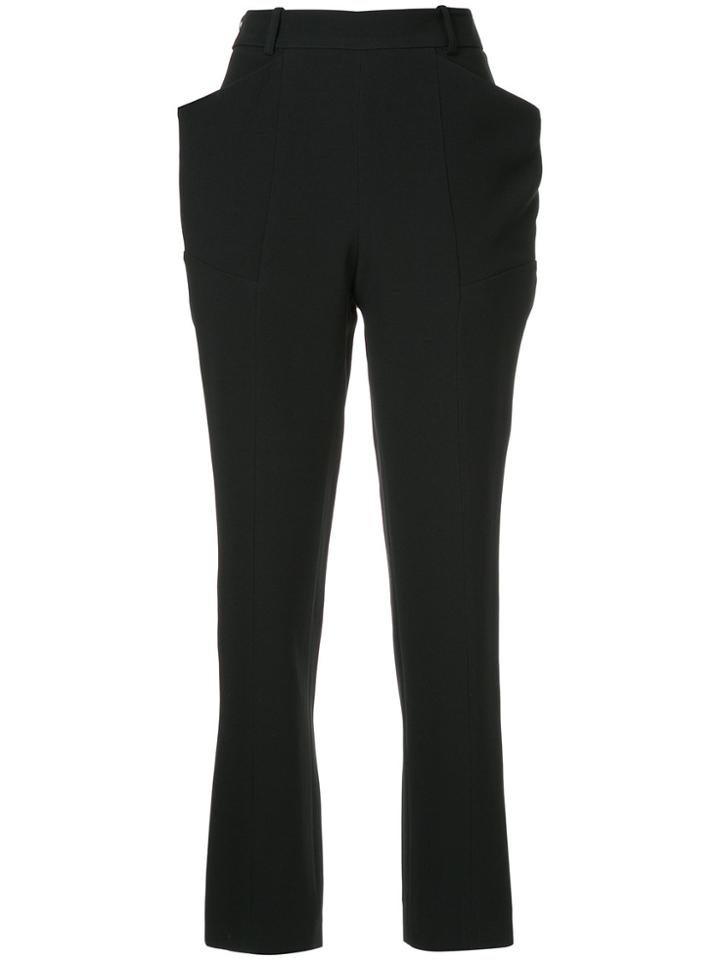 Mugler Wide Pocket Trousers - Black