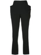 Mugler Wide Pocket Trousers - Black