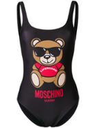 Moschino Lifeguard Teddy Bear Swimsuit - Black