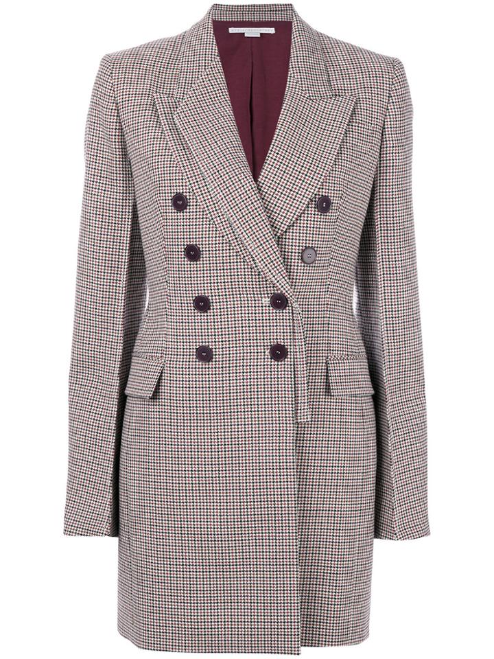 Stella Mccartney Herringbone Cass Coat - Red