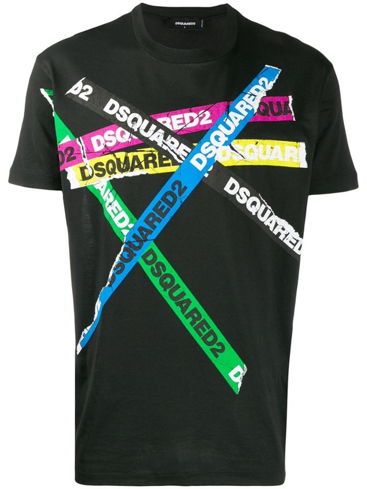 Dsquared2 Logo Tape T-shirt - Black