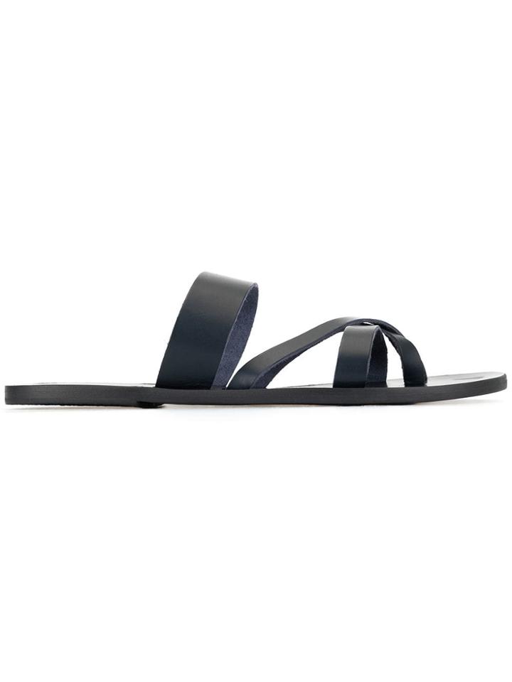 Ancient Greek Sandals Jason Slides - Blue