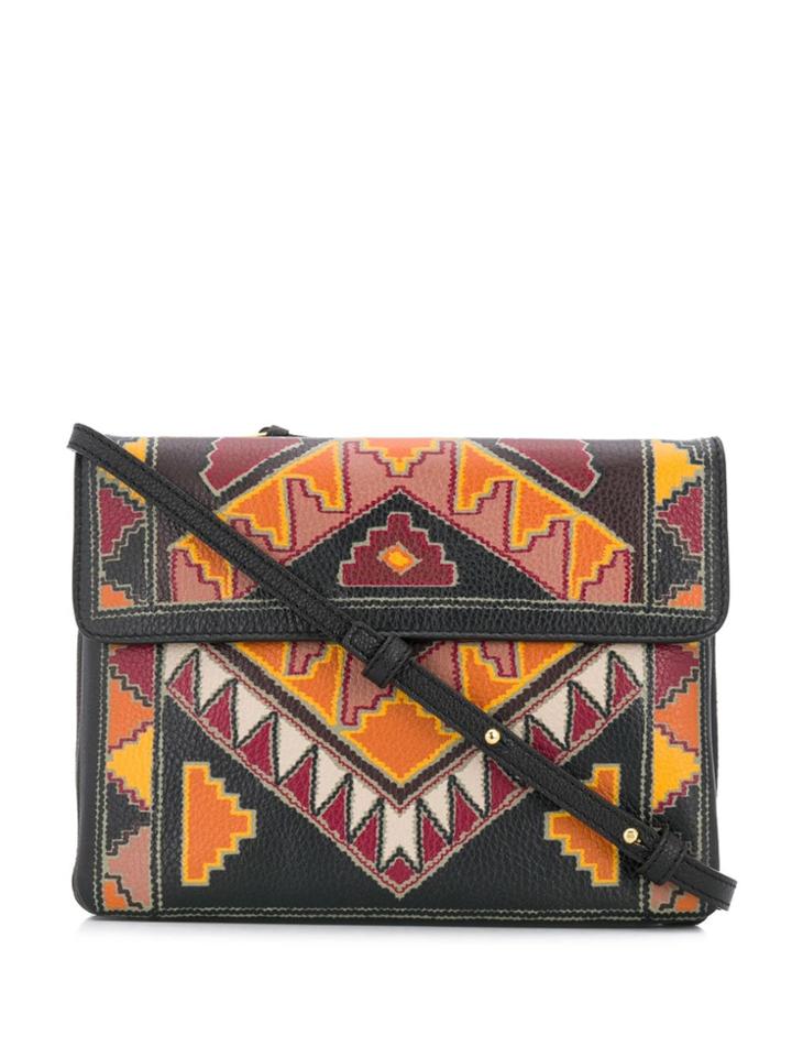 Etro Aztec Print Cross Body Bag - Brown