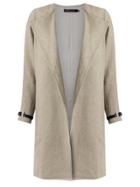 Andrea Marques Oversized Coat - Nude & Neutrals