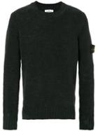 Stone Island - Logo Patch Jumper - Men - Cotton - Xxl, Green, Cotton