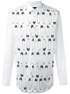 Dsquared2 Safety Pin Print Shirt - White